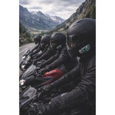 Farrot Komplet 2 kosov motociklskega interkom sistema MESH, Bluetooth 5.4, komunikacijski sistem za do 4 osebe, ANC, hitrost do 120 km/h, domet do 1600 m, za čelado, aplikacija