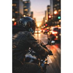 Farrot Komplet 2 kosov motociklskega interkom sistema MESH, Bluetooth 5.4, komunikacijski sistem za do 4 osebe, ANC, hitrost do 120 km/h, domet do 1600 m, za čelado, aplikacija