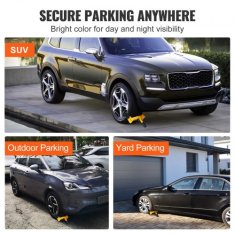 VEVOR Zaklep kolesa nastavljiv univerzalni 2 kosa težka jeklena ključavnica za kolesa