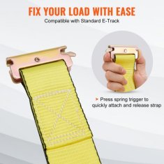 VEVOR Vzmetni trakovi za zategovanje 8 kosov 005x46 m nosilnost 19958 kg težka izvedba