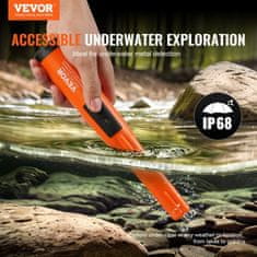 VEVOR Metalni detektor Pinpointer TS102 25x45x42 cm Vodoodporen