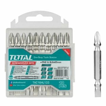Total One-Stop Tools 10-delni set nastavkov za izvijač 65mm /IND (TAC16HL133)