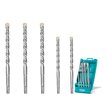 Total One-Stop Tools 5-delni set svedrov SDS plus za beton /IND (TAC190501)