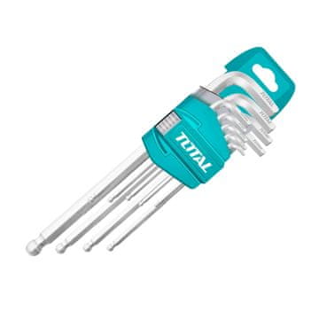 Total One-Stop Tools 9-delni set imbus ključev s kroglično konico LONG / INDUSTRIAL (THT106291)