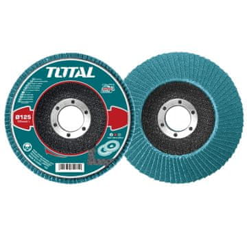 Total One-Stop Tools lamelna brusilna plošča cirkonij 125x22 mm, P80 (TAC641253)