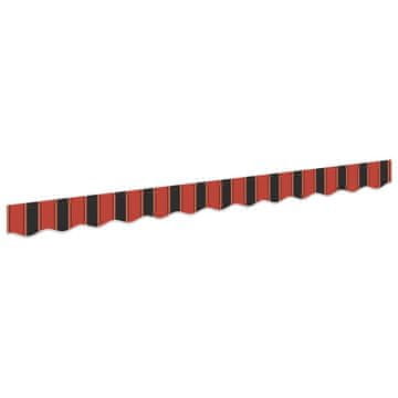 Vidaxl Zamenjava senčila za awning večbarvno 280 x 20 cm Poliester