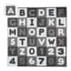Northix Puzzle podloga z ABC in številkami - 36 kosov, mehka pena, izobraževalna in varna