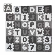 Northix Puzzle podloga z ABC in številkami - 36 kosov, mehka pena, izobraževalna in varna