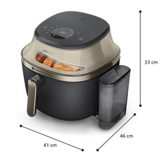 Philips NA547/07 cvrtnik s paro, 7,2 L, 2000 W, črn