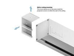 Multibrackets 16:9 motorizirano projekcijsko platno 300 × 168 cm (135ʺ)