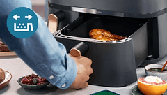 Philips NA555/00 cvrtnik na vroč zrak, 9 L, 2750 W, srebrn