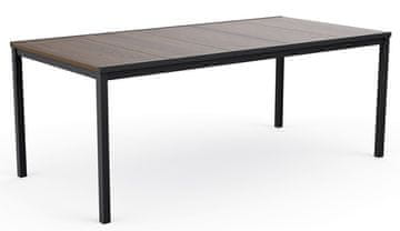 KETER PORTO Vrtna Miza 200 cm WALNUT z Odpornostjo in Eleganco