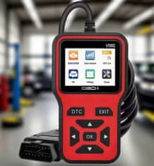 BergMont Diagnostični vmesnik V500 skener OBD2 ,Tester napak, Brisanje napak, za osebne avtomobile
