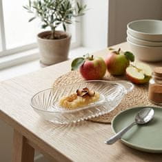 BORGONOVO Steklen ribežen za jabolka 20x 9,5cm / steklo