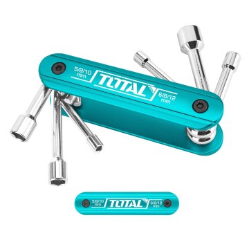 Total One-Stop Tools 6-delni komplet zložljivih vijačnikov (THFND061)