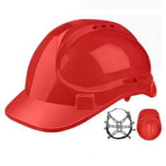 Total One-Stop Tools Varnostna čelada Rdeča /330g/HDPE (TSP2611)