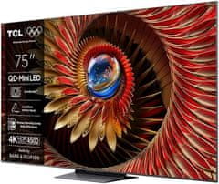 TCL 75C81K 4K UHD televizor, QD-Mini, HDR Premium