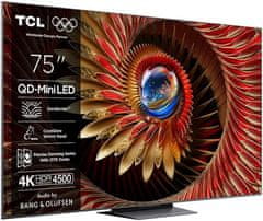 TCL 75C81K 4K UHD televizor, QD-Mini, HDR Premium
