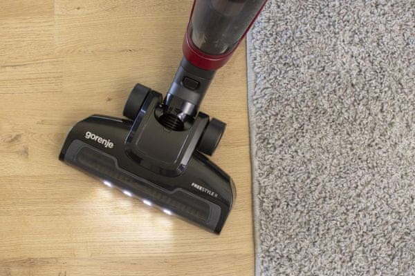 Učinkovita električna krtača z LED osvetlitvijo