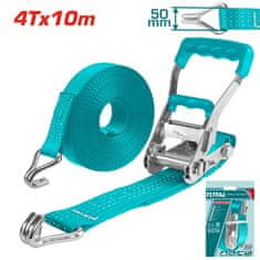 Total One-Stop Tools Privezovalni trak z ragljo 4Tx10m/50mm (THTRS4101)