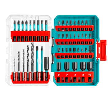 Total One-Stop Tools 49-delni set udarnih vijačnih nastavkov / INDUSTRIAL (TACSDL24906)