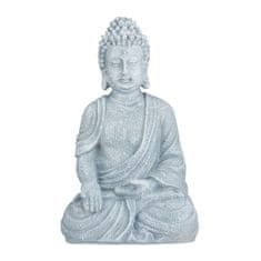 Northix Figura sedečega Bude 40 cm poliresin odporna na vremenske vplive