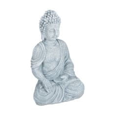 Northix Figura sedečega Bude 40 cm poliresin odporna na vremenske vplive