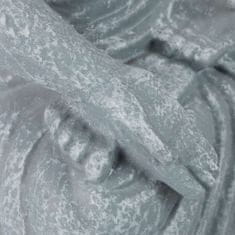 Northix Figura sedečega Bude 18 cm vodoodporna poliresin dekoracija