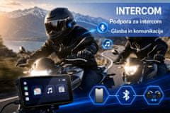 Farrot Motorni zaslon 6 palcev CarPlay Android Auto GPS M590, Bluetooth, WiFi, vodoodporen IPX8