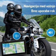 Farrot Motorni zaslon 6 palcev CarPlay Android Auto GPS M590, Bluetooth, WiFi, vodoodporen IPX8