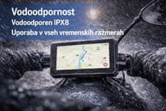 Farrot Motorni zaslon 6 palcev CarPlay Android Auto GPS M590, Bluetooth, WiFi, vodoodporen IPX8