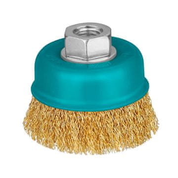 Total One-Stop Tools Lončasta žična krtača 125mm / M14 (TAC31051)