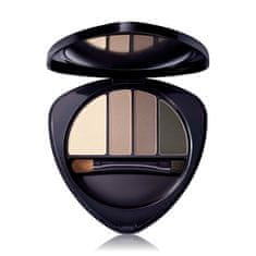Dr. Hauschka Paleta ličil za oči in obrvi (Eye & Brow Palette) 5,3 g (Odtenek 01 Stone)