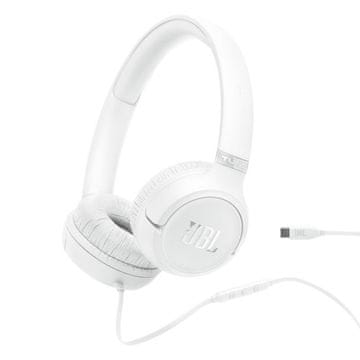 JBL Tune 530C USB-C žične naglavne slušalke, bele
