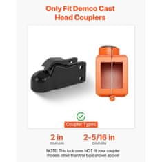 VEVOR Varnostna ključavnica za priklopnik ustreza 506x586 mm odporna proti rji protivlomna zaščita