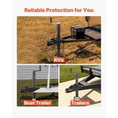 VEVOR Varnostna ključavnica za prikolico ustreza 586 mm priključkom 142x175 mm močna proti kraji