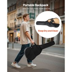 VEVOR Akustična kitara Dreadnought 1030x398x120 mm naravna