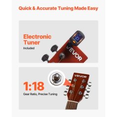 VEVOR Akustična kitara Dreadnought 1000x380x105 mm Sunburst