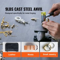 VEVOR Anvil Enorožni 218x98x106 mm 4 kg