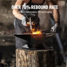 VEVOR Anvil Enoročni ročaj 360x80x110 mm 10 kg