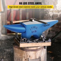 VEVOR Anvil Horn nakoval 355x110x160 mm črna