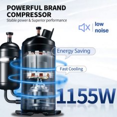 VEVOR Aparat za sladoled BJH288SR2JB-Y 745x54x86 cm srebrn