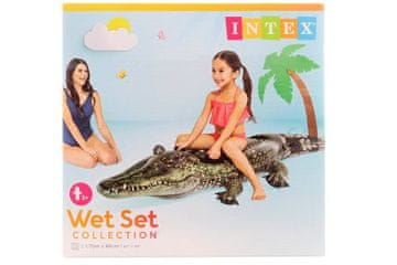 57551NP Napihljiv krokodil z ročaji