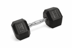 Kubisport Enoročna šesterokotna hanta HEX 22,5 kg gumirana