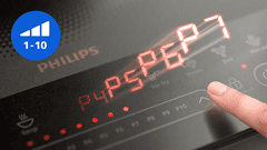 Philips HD5850/90 indukcijska plošča, 2000 W, črna