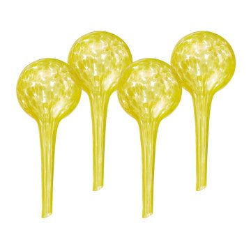 Northix Komplet 4 steklenih vodnih kroglic za enakomerno zalivanje rastlin