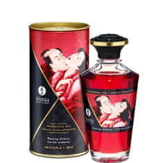 Shunga Afrodizično grelno olje Shunga - Blazing Cherry, 100 ml