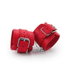 Crushious Lisice za zapestja Crushious - Bondage Love, rdeče