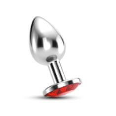 Crushious Analni čep Crushious - Bijou, z rdečim kristalom, large