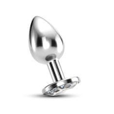 Crushious Analni čep Crushious - Bijou, s prozornim kristalom, small